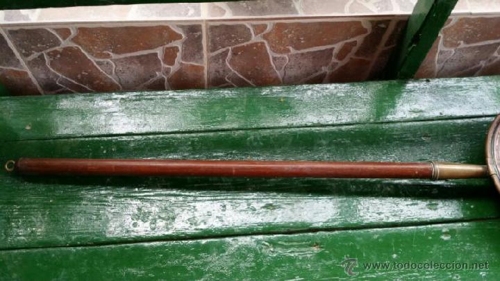 Antig&uuml;edades: antiguo calientacamas de cobre - Foto 3