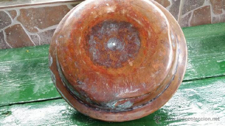 Antig&uuml;edades: antiguo calientacamas de cobre - Foto 4