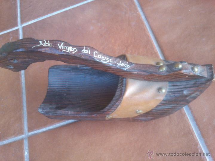 Antig&uuml;edades: ANTIGUO ZANCO EN MADERA - Foto 3