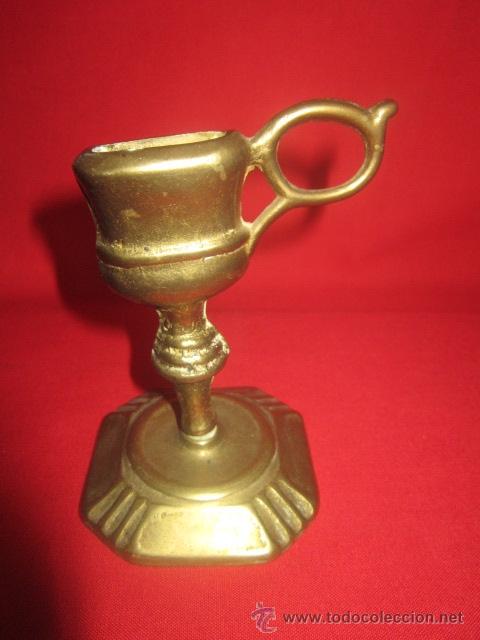 Antig&uuml;edades: SS Precioso candelabro de bronce. - Foto 1