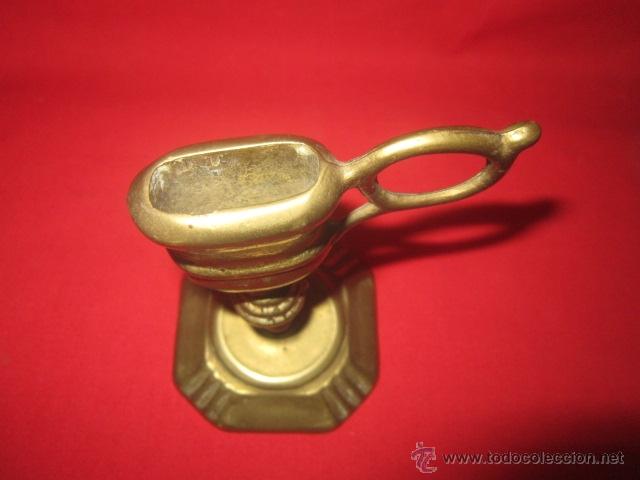 Antig&uuml;edades: SS Precioso candelabro de bronce. - Foto 2