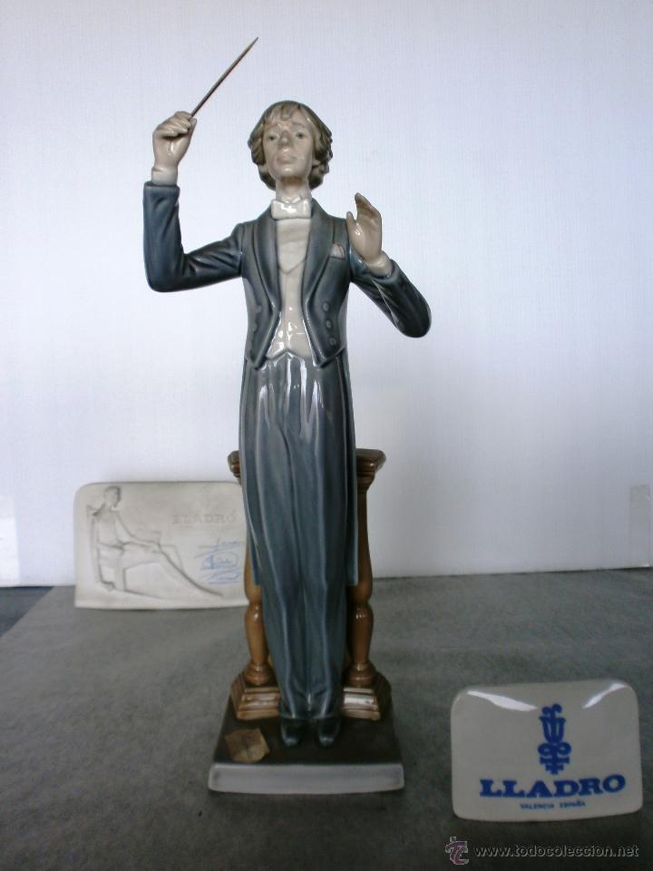 Antig&uuml;edades: Figura Lladr&oacute; de Director de Orquesta. - Foto 1