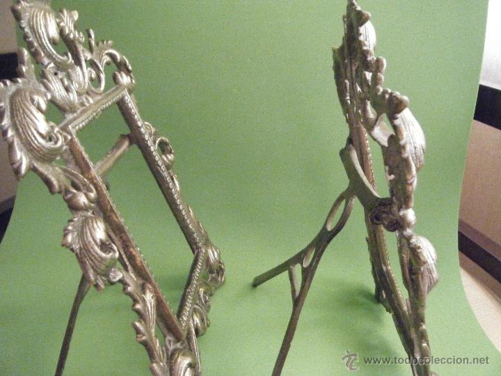 Antig&uuml;edades: PAREJAS DE ANTIGUOS MARCOS DE BRONCE - Foto 2