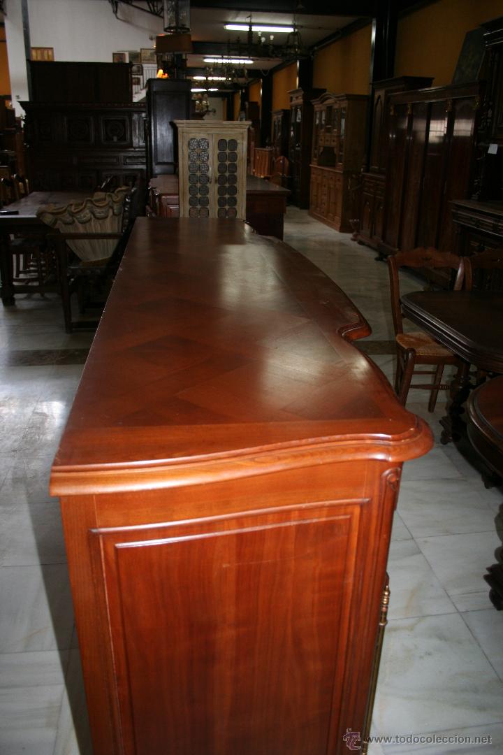 Antig&uuml;edades: BUFET/APARADOR LUIS XV, EN CEREZO MACIZO. REF. 5713 - Foto 2