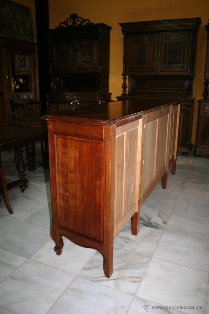 Antig&uuml;edades: BUFET/APARADOR LUIS XV, EN CEREZO MACIZO. REF. 5713 - Foto 3