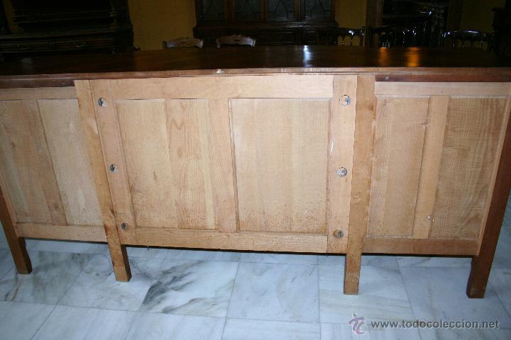 Antig&uuml;edades: BUFET/APARADOR LUIS XV, EN CEREZO MACIZO. REF. 5713 - Foto 7