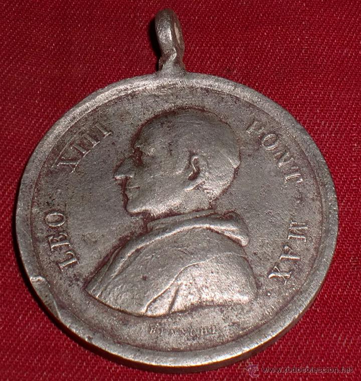 Antig&uuml;edades: gran Medalla plata leo XIII - Foto 1