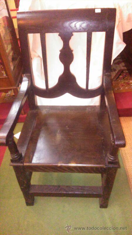 Antig&uuml;edades: Sill&oacute;n R&uacute;stico Don Pedro - Foto 2