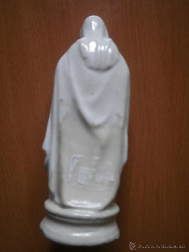 Antig&uuml;edades: Virgen de porcelana - Foto 4