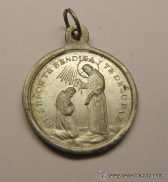 Antig&uuml;edades: Medalla Franciscana. - Foto 1