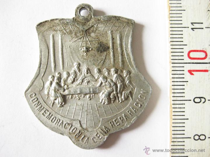 Antig&uuml;edades: Medalla Jueves Eucar&iacute;sticos. 1907. - Foto 2