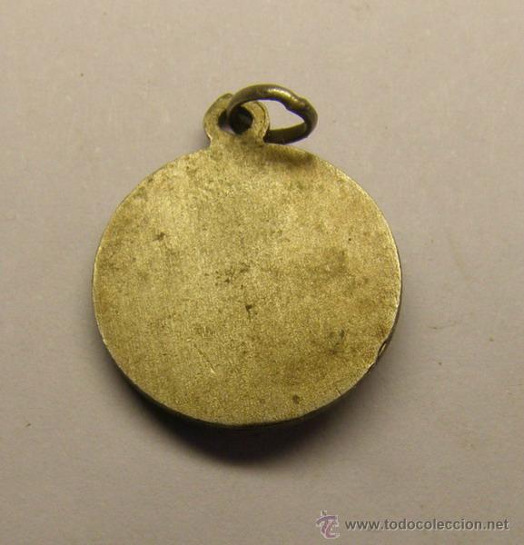 Antig&uuml;edades: Medalla religiosa de Virgen. - Foto 2