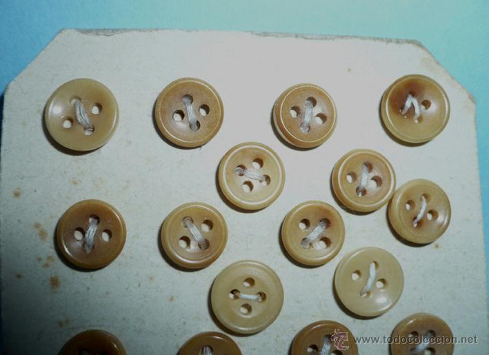 Antig&uuml;edades: 16 botones de pasta, 8 y 9mm di&aacute;metro - Foto 2