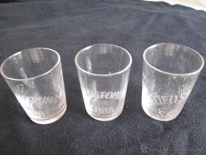 Antig&uuml;edades: LOTE 3 VASOS CHUPITO - Foto 3