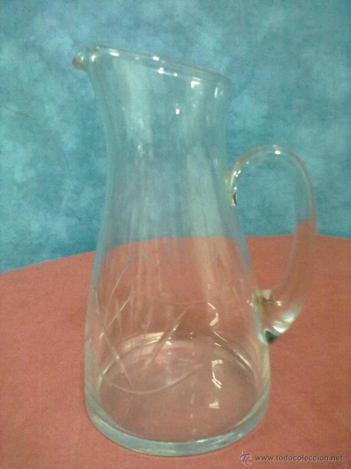 Antig&uuml;edades: JARRA DE AGUA CRISTAL TALLADO - Foto 1