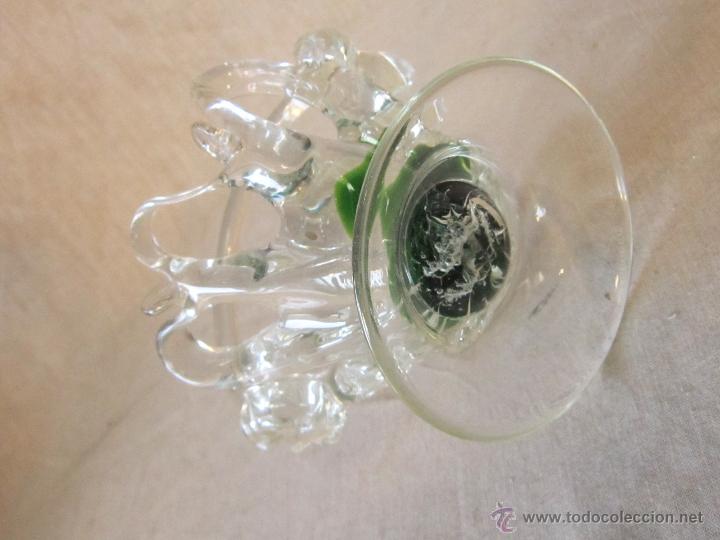 Antig&uuml;edades: CESTA CON ASA EN CRISTAL DE MURANO - Foto 8