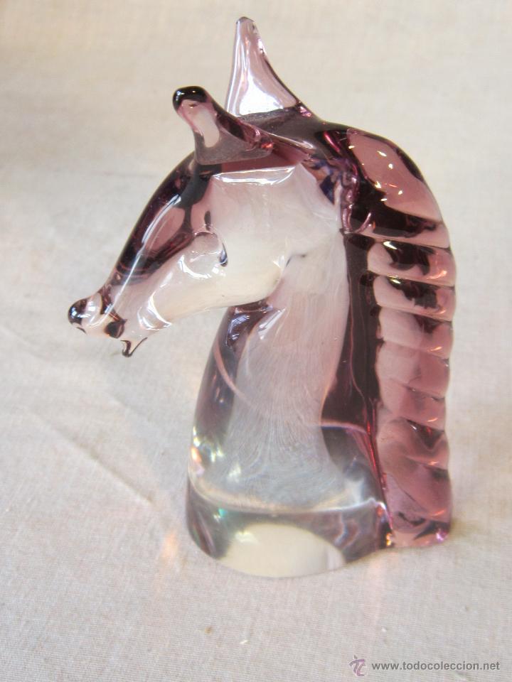 Antig&uuml;edades: CABALLO EN CRISTAL DE MURANO - Foto 3