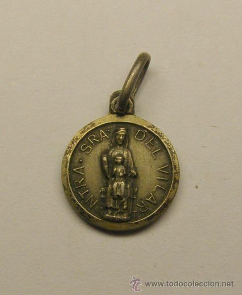 Antig&uuml;edades: Medalla de N&ordf; S&ordf; del Vilar. - Foto 1