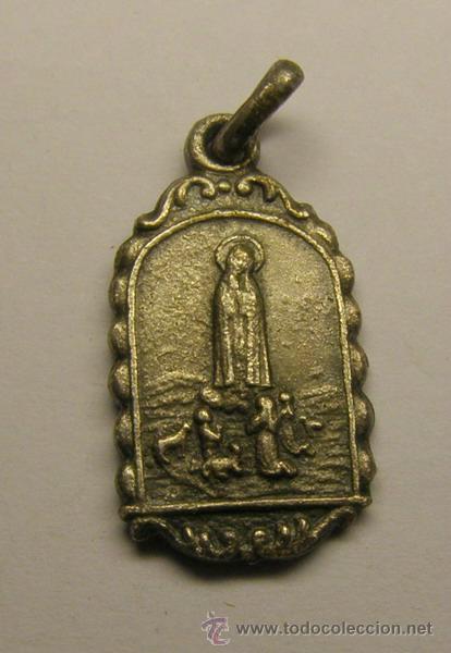 Antig&uuml;edades: Medalla religiosa de la Virgen F&aacute;tima. - Foto 1
