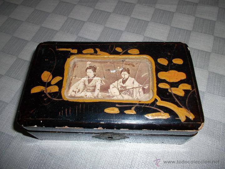 Antig&uuml;edades: caja joyero antiguo chino con fotos