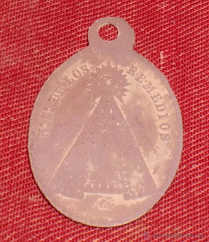 Antig&uuml;edades: Medalla nuestra se&ntilde;ora de los remedios 1900 - Foto 1