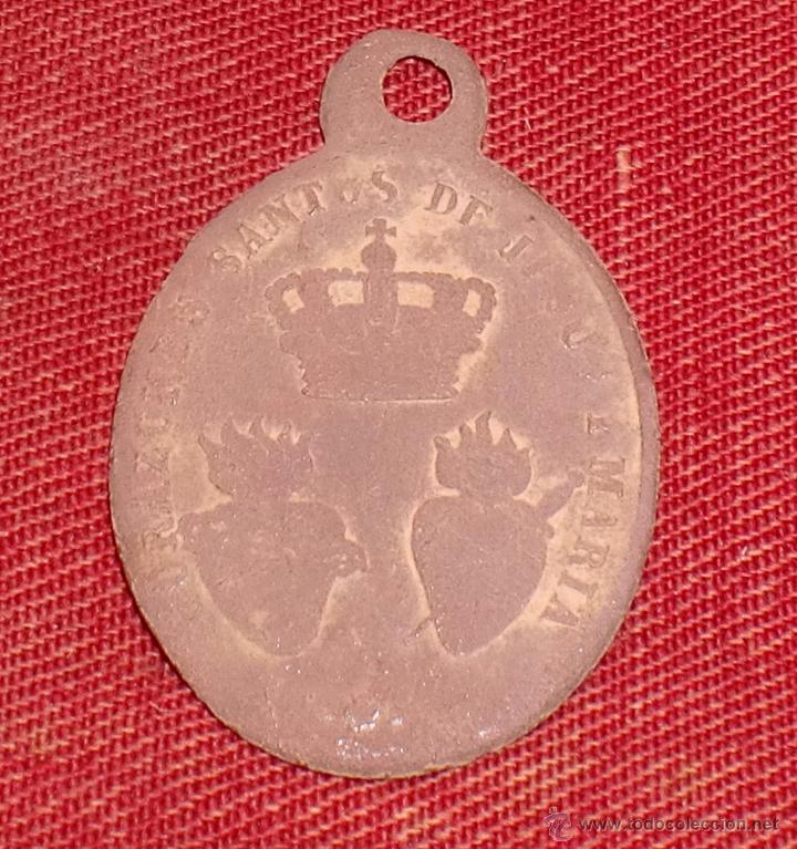 Antig&uuml;edades: Medalla nuestra se&ntilde;ora de los remedios 1900 - Foto 2