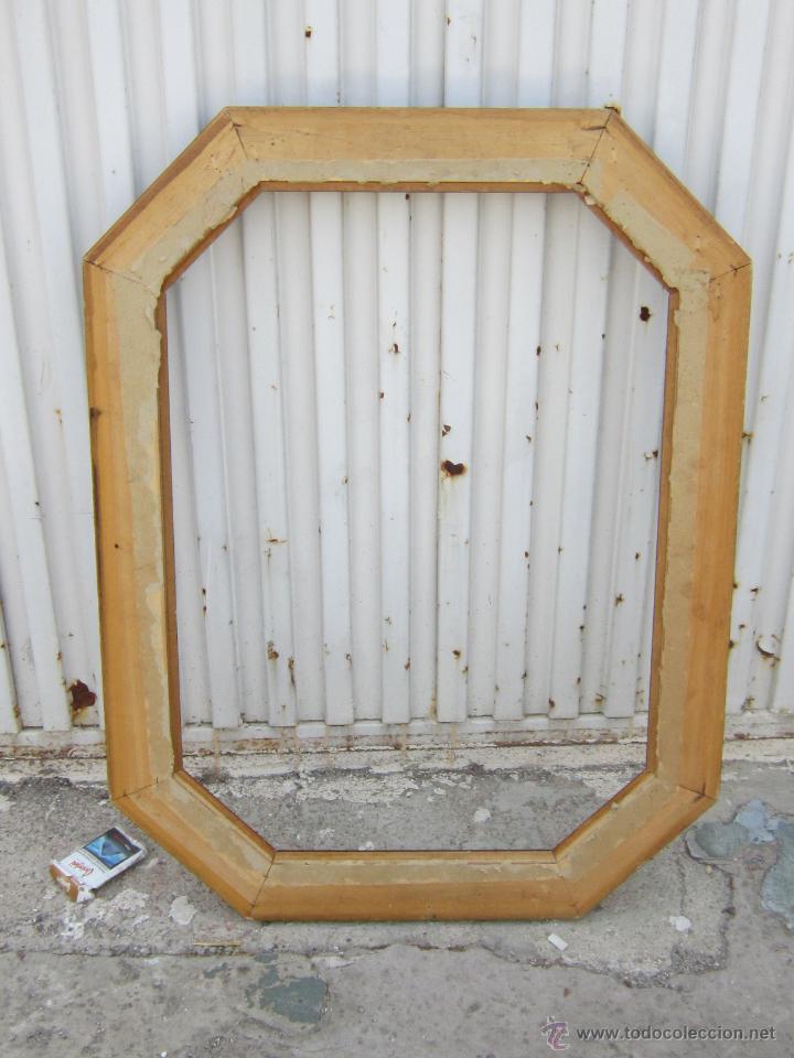 Antig&uuml;edades: MARCO EXAGONAL EN MADERA - Foto 2