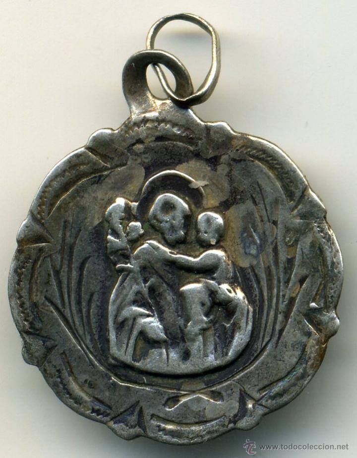 Antig&uuml;edades: Medalla religiosa 22 mm de di&aacute;metro - Foto 1