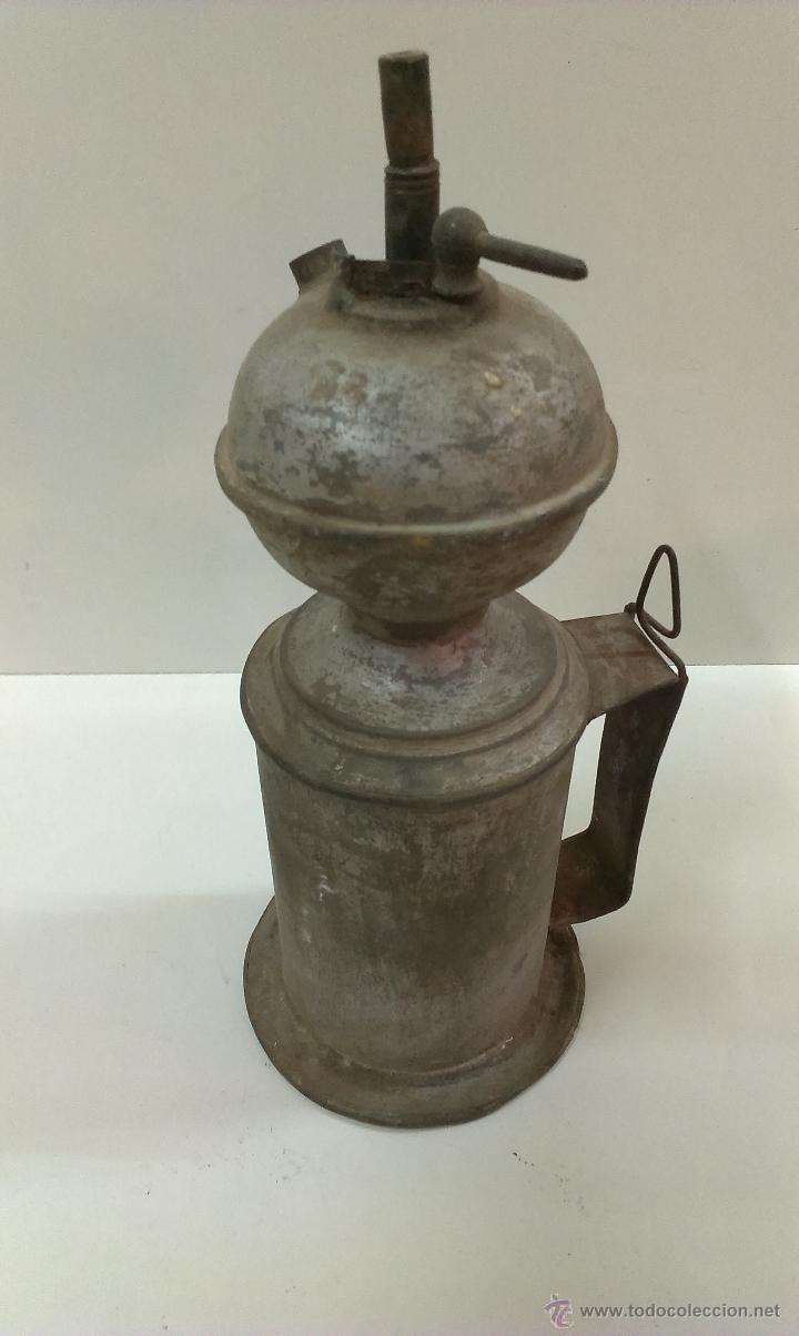 Antig&uuml;edades: LAMPARA DE MINA MUY ANTIGUA , - Foto 1