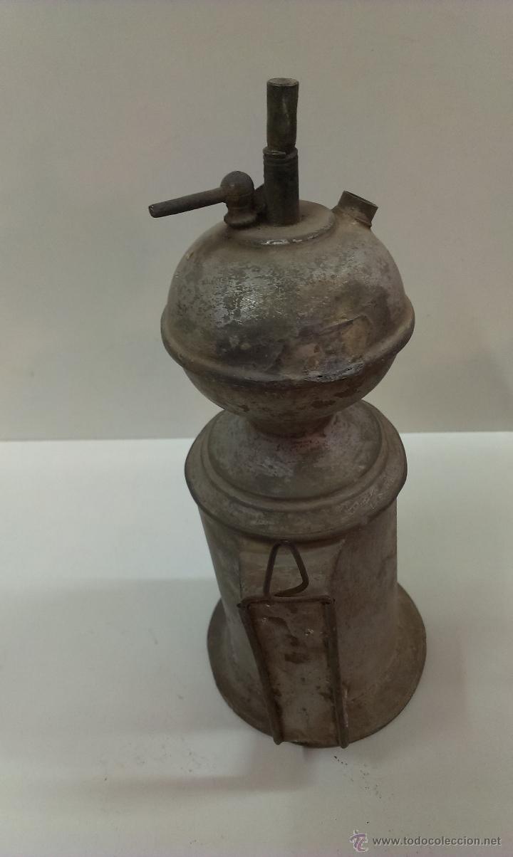 Antig&uuml;edades: LAMPARA DE MINA MUY ANTIGUA , - Foto 2