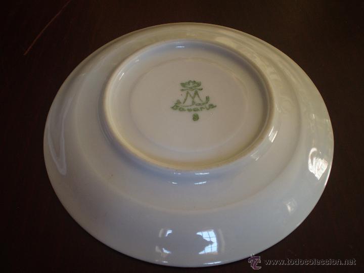 Antig&uuml;edades: PLATO DE PORCELANA DE BAVARIA - Foto 2