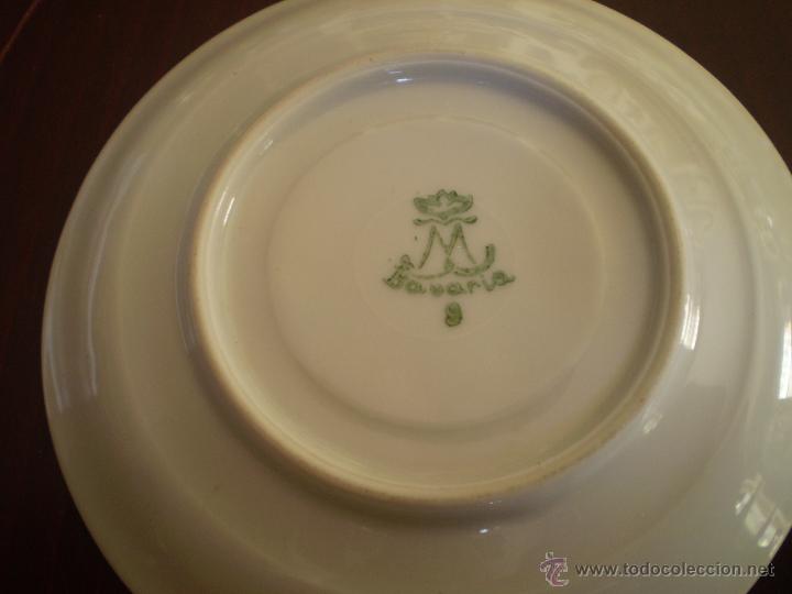 Antig&uuml;edades: PLATO DE PORCELANA DE BAVARIA - Foto 3
