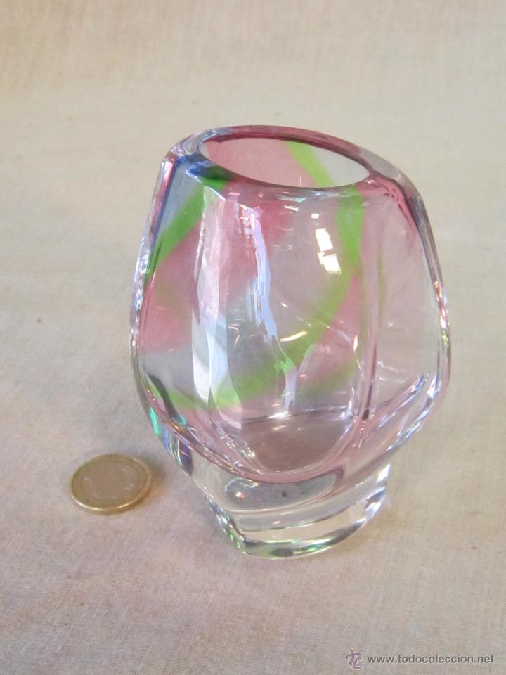 Antig&uuml;edades: FLORERO EN CRISTAL DE MURANO - Foto 5
