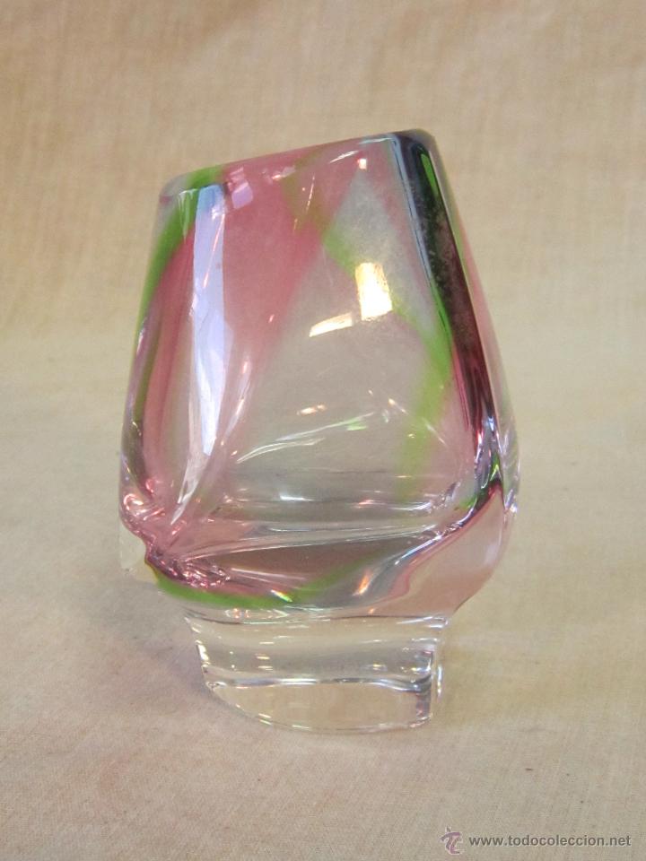 Antig&uuml;edades: FLORERO EN CRISTAL DE MURANO - Foto 7