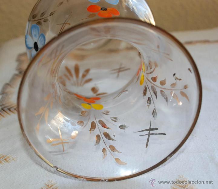 Antig&uuml;edades: ANTIGUO JARRON CRISTAL DE LA GRANJA - Foto 3