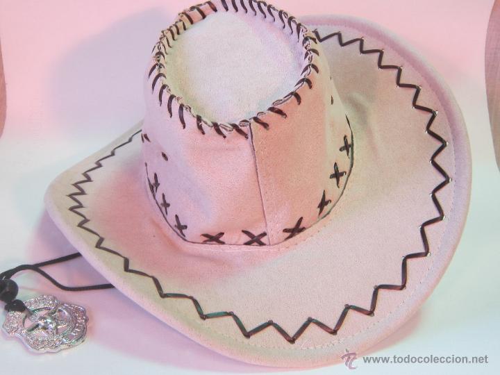 Antig&uuml;edades: SOMBRERO TEJANO BLANCO EN LONETA - Foto 7