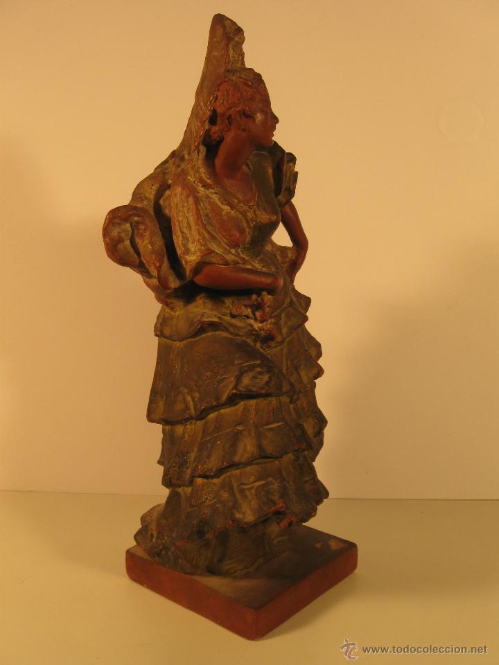 Antig&uuml;edades: Bailaora de terracota policromada - Foto 3