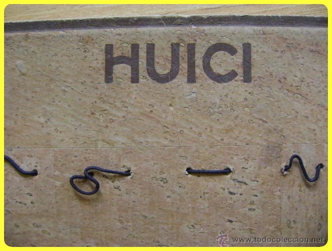 Antig&uuml;edades: Cart&oacute;n muestrario correas de reloj, Huici. Cart&oacute;n con nombre de empresa.