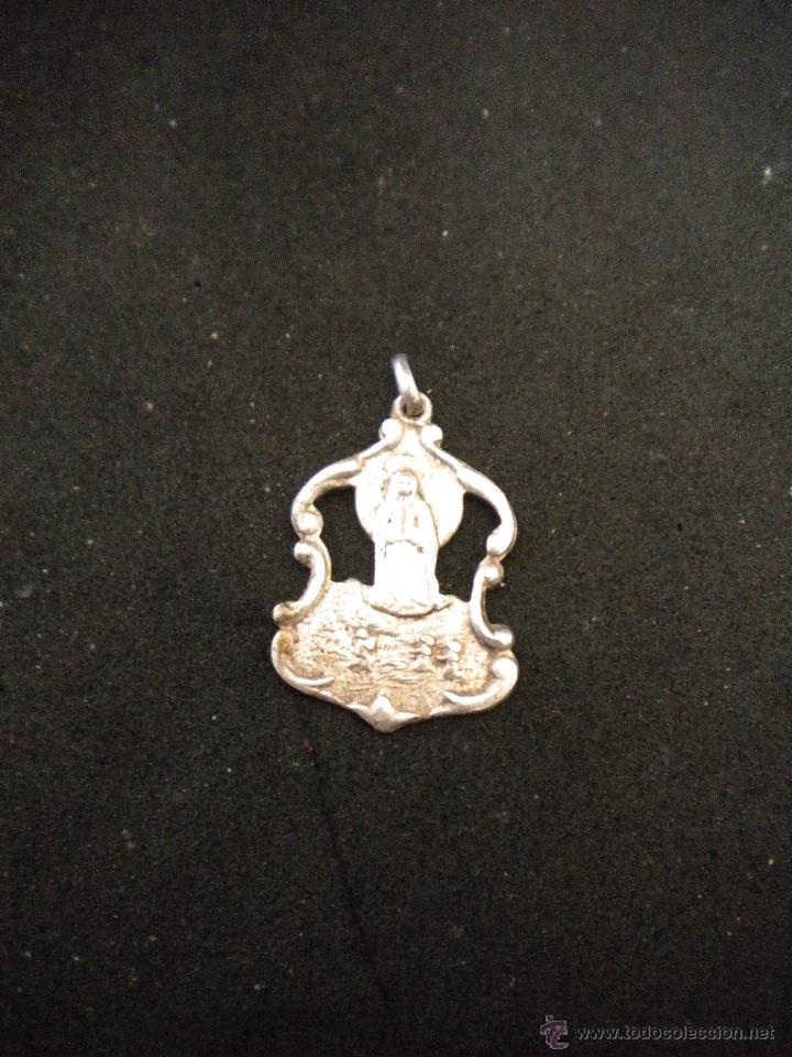 Antig&uuml;edades: MEDALLA DE PLATA DE LA VIRGEN DE FATIMA 1930S. - Foto 1