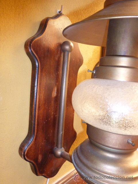 Antig&uuml;edades: APLIQUE DE PARED DE ESTILO MARINO O DE BARCO - Foto 5