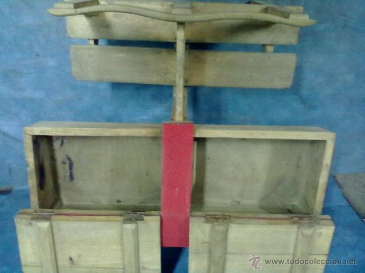 Antig&uuml;edades: MESA PUPITRE DOBLE - Foto 5