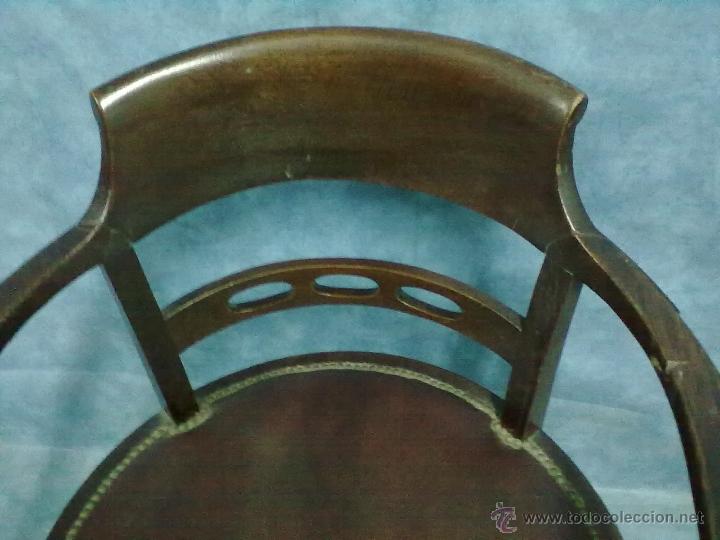 Antig&uuml;edades: SILLON MODERNISTA DE ROBLE JUGENDSTYL - Foto 2