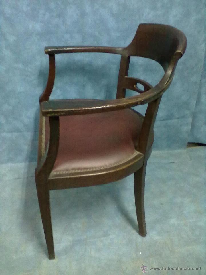Antig&uuml;edades: SILLON MODERNISTA DE ROBLE JUGENDSTYL - Foto 3