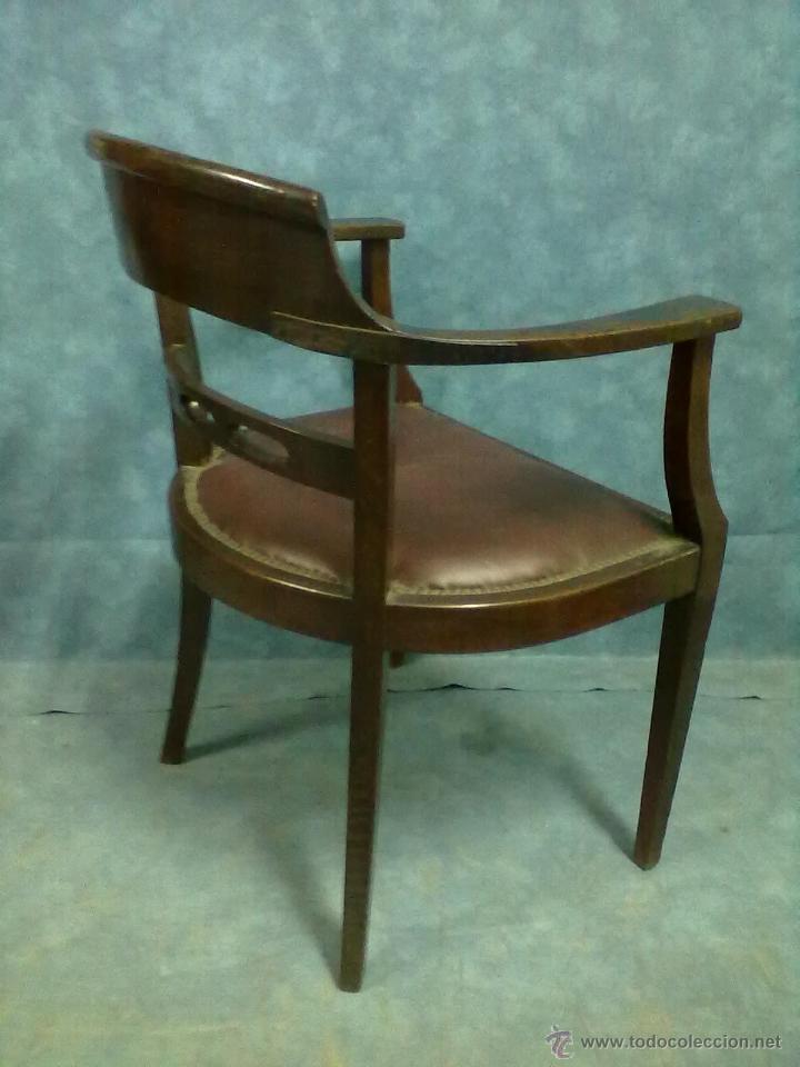 Antig&uuml;edades: SILLON MODERNISTA DE ROBLE JUGENDSTYL - Foto 4