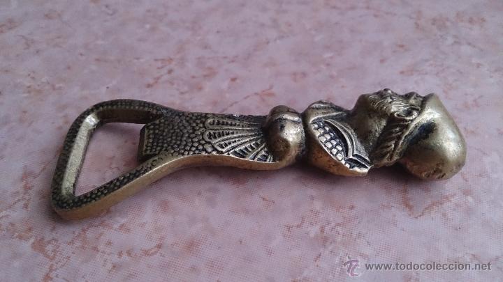 Antig&uuml;edades: Antiguo abridor en bronce cincelado . - Foto 6