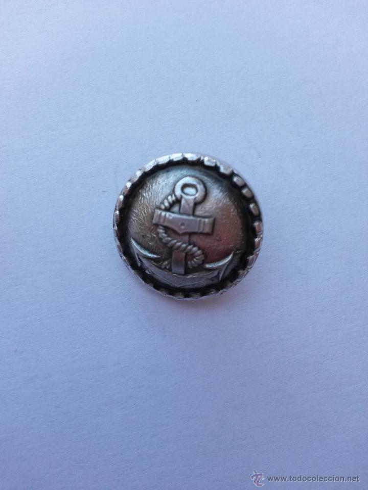 Antig&uuml;edades: Boton con ancla de 1,8 cms de diametro - Foto 1