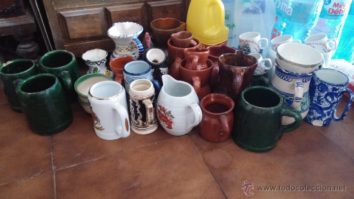 Antig&uuml;edades: Gran lote de jarras antiguas - Foto 1