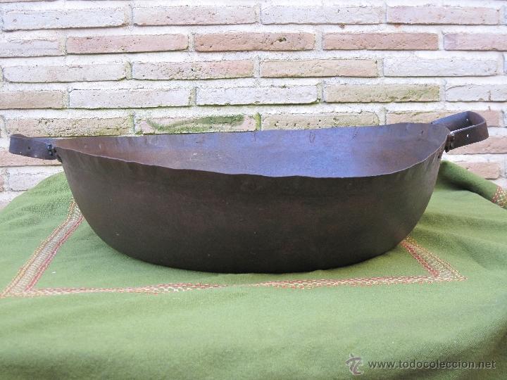 Antig&uuml;edades: CALDERO ANTIGUO EN HIERRO FORJADO. - Foto 6