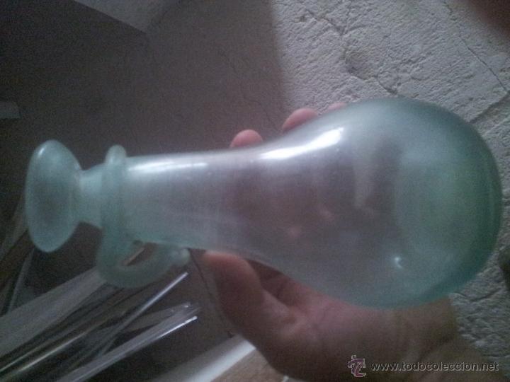 Antig&uuml;edades: aceitera soplada siglo xix - Foto 1