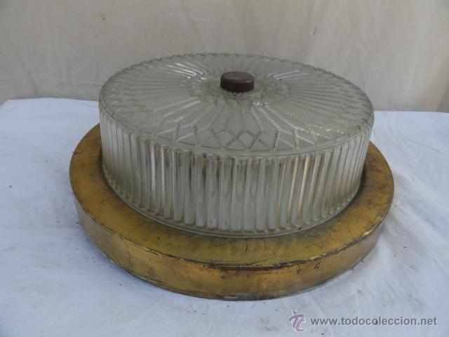Antig&uuml;edades: BONITO APLIQUE - L&Aacute;MPARA DE TECHO. - Foto 1